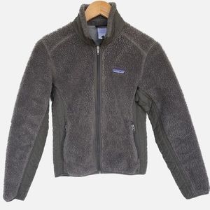 Patagonia Synchilla Women's Retro-X Jacket SZ S Deep Plum/Drk Gray